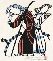 Joseph is visited by an angel by Sadao Watanabe